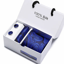 Load image into Gallery viewer, Luxury Jacquard Silk Woven Neck Tie Set - Mr.YouWho