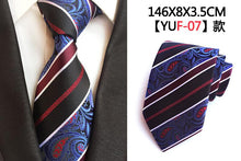 Load image into Gallery viewer, Ricnais Luxu Classic Tie Silk Jacquard Cravatta Floral - Mr.YouWho
