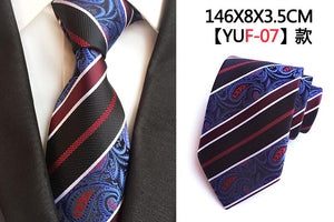 Ricnais Luxu Classic Tie Silk Jacquard Cravatta Floral - Mr.YouWho