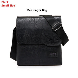 Men's Leather Shoulder Bag & Leather Card Wallet - Mr.YouWho