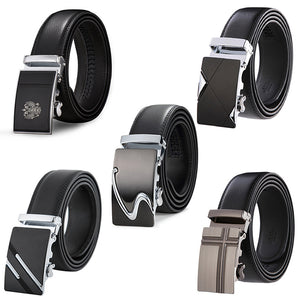 Luxury Leather Belt Automatic Clasp - Mr.YouWho