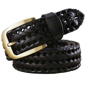 Luxury Fashion Braided Leather Belt - Mr.YouWho