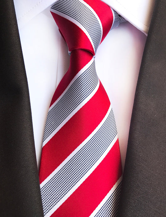 Ricnais Luxu Classic Tie Silk Jacquard Cravatta Floral - Mr.YouWho