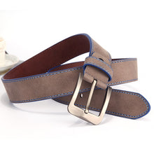 Load image into Gallery viewer, Leather Belt Italian Design Blue and Green - Mr.YouWho