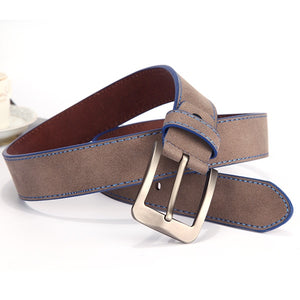 Leather Belt Italian Design Blue and Green - Mr.YouWho