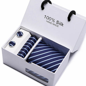 Luxury Jacquard Silk Woven Neck Tie Set - Mr.YouWho