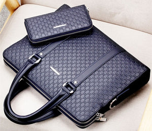 Men's Microfiber Synthetic Leather Business Briefcase - Mr.YouWho