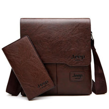 Load image into Gallery viewer, Men&#39;s Leather Shoulder Bag &amp; Leather Card Wallet - Mr.YouWho