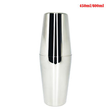 Load image into Gallery viewer, Mr.YouWho 550ml/750ml Stainless Steel Cocktail Making Set with Wooden Display Stand