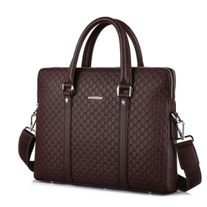 Men's Microfiber Synthetic Leather Business Briefcase - Mr.YouWho