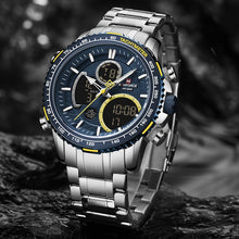 Load image into Gallery viewer, NAVIFORCE Men Watch Top Luxury Brand Big Dial Sport Watches Mens Chronograph Quartz Wristwatch Date Male Clock Relogio Masculino