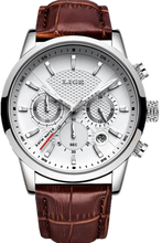 Load image into Gallery viewer, Lige Watch Men&#39;s Leather Band
