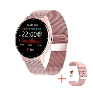 LIGE 2023 Full-Touch Smart Watch: IP67, Fitness Features, Android & iOS Compatible