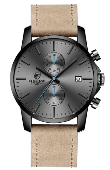 Men's Chronograph Leather Watch - Mr.YouWho