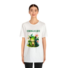 Load image into Gallery viewer, Embrace the &#39;Frog&#39;s Life&#39;: Uniquely Cool &amp; Comfy Tee!