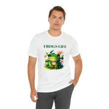 Load image into Gallery viewer, Embrace the &#39;Frog&#39;s Life&#39;: Uniquely Cool &amp; Comfy Tee!