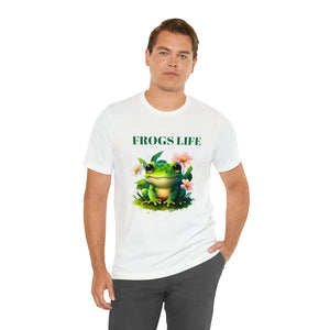 Embrace the 'Frog's Life': Uniquely Cool & Comfy Tee!